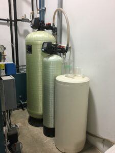 Water Softeners and tanks installed in a brewery